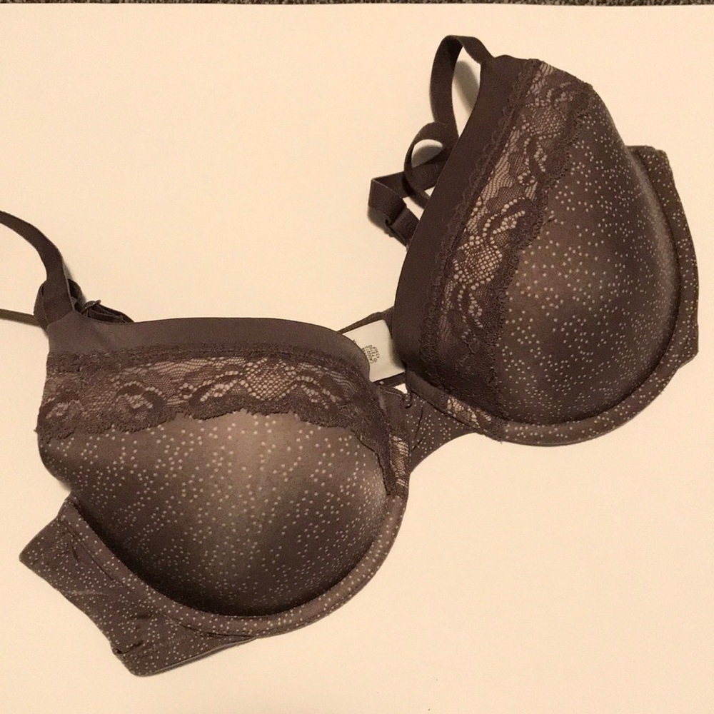Calvin Klein brown polka dot bra 36C